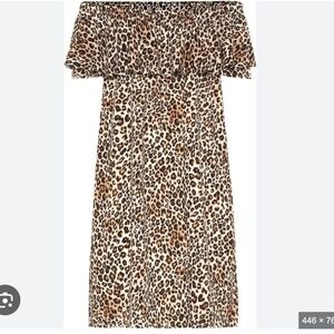 Velvet by Graham & Spencer Leopard Dress with Pockets Small